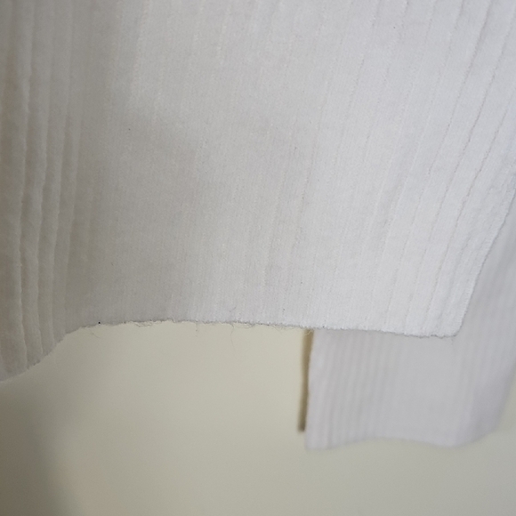 H&M High Waisted Wool Blend Cream  KNIT PANTS W0men's - Picture 3 of 11